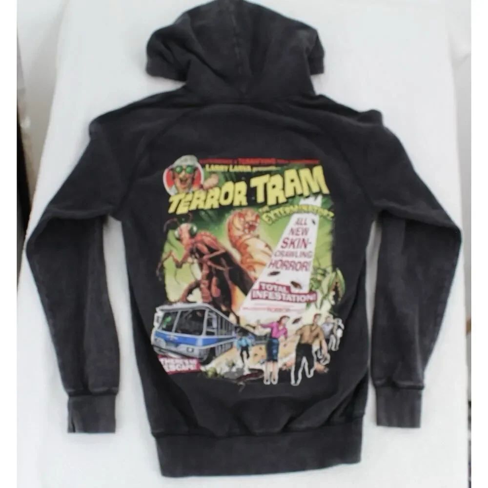 Halloween Horror Nights HHN Universal Studios Terror Tram Hoodie XS
